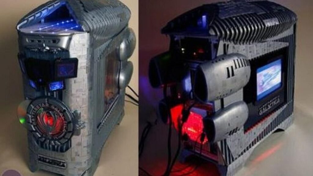 Increíble PC mod inspirado en Battlestar Galactica