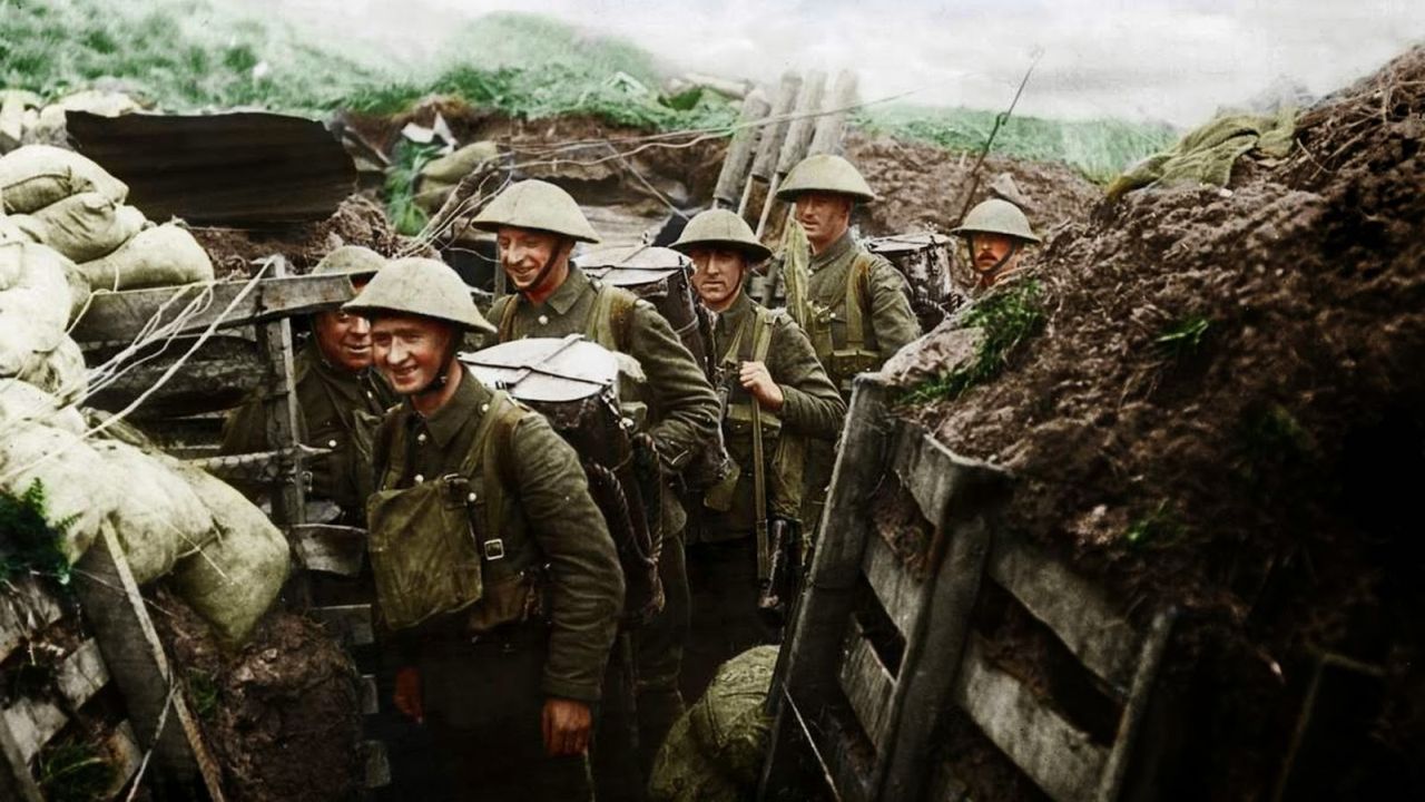 10 imágenes a color de la Primera Guerra Mundial poco conocidas
