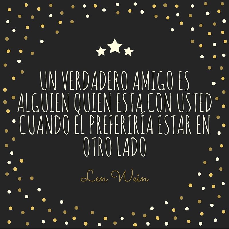 Texto curvado sobre un fondo oscuro con luces fuera de foco y mensaje de amistad de un buen amigo