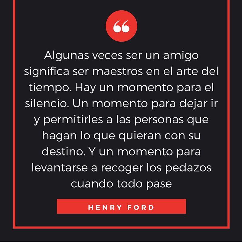 Texto blanco sobre un fondo negro y buen mensaje de amistad